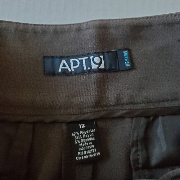 Apt 9 Maxwell Brown Dress Pant Size 12 - Picture 9 of 13
